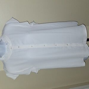 Calvin Klein Sheer Cream Top